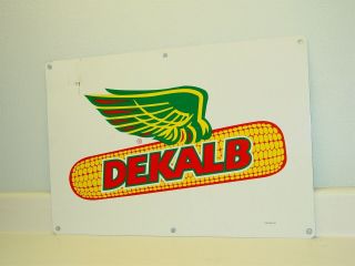 Vintage Dekalb Asgrow Sign,  Agriculture Advertising,  Double Sided 7
