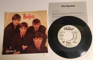 The Beatles/ Rare Ringo Starr On Drums Not Andy White / Promo 45 W/ Promo Ps Nm,
