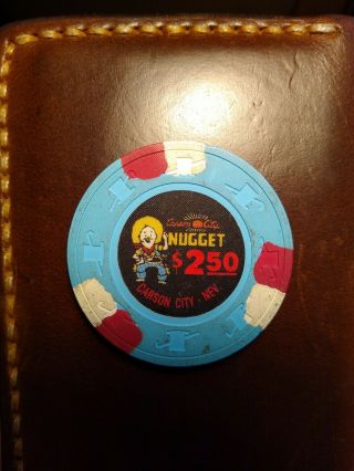 Carson City Nugget $2.  50 Casino Chip