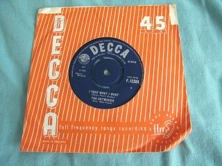 The Artwoods - I Take What I Want - Mega Rare 1966 Uk 7 " Vinyl Single F.  12384 Vg