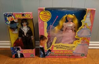 Sailor Moon Giochi Preziosi Princess Serenity And Tuxedo Mask (milord) Doll Set