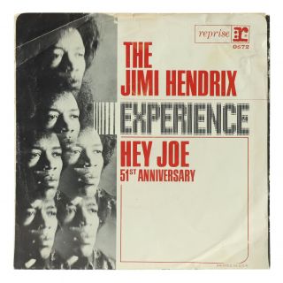 The Jimi Hendrix Experience Hey Joe / 51st Anniversary Promo 45 Picture Sleeve