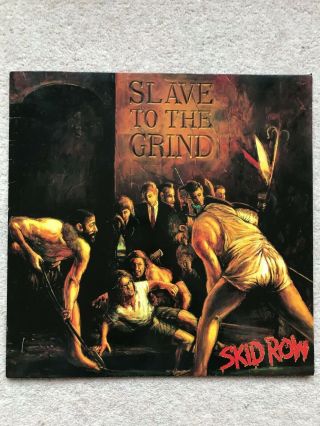 1991 Skid Row - Slave To The Grind - Vinyl Album 12” Lp Record Album - Atlantic