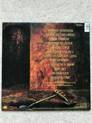 1991 SKID ROW - Slave To The Grind - Vinyl Album 12” LP Record Album - Atlantic 3