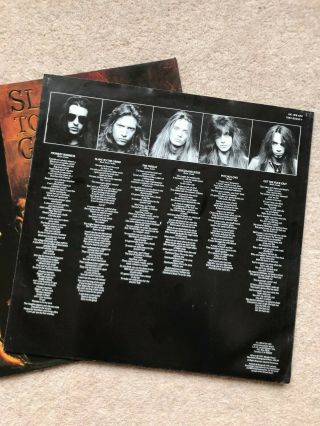 1991 SKID ROW - Slave To The Grind - Vinyl Album 12” LP Record Album - Atlantic 4