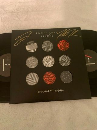 Tyler And Josh Autographed Twenty One Pilots Blurryface Signed Vinyl Record Set