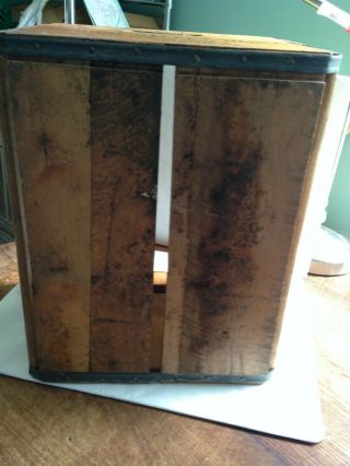 Vintage Advertising Wooden Crate Box LEHIGH VALLEY DAIRY N.  J.  P.  A. 6