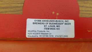 Anheuser Busch Beer Budweiser Bottle/Can Display,  RARE 4