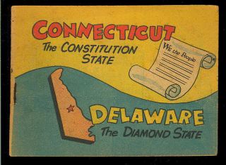 Connecticut & Delaware Nn Not In Guide Mini - Comic Food Giveaway 1954 Vg