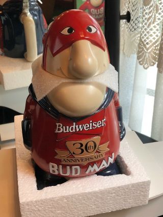 Budweiser " Budman " 30th.  Anniversary Stein