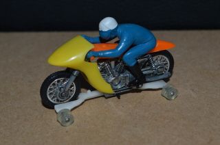 Vintage Hot Wheels Redline Rrrumblers Rip Snorter Motorcycle Blue Rider 1970 