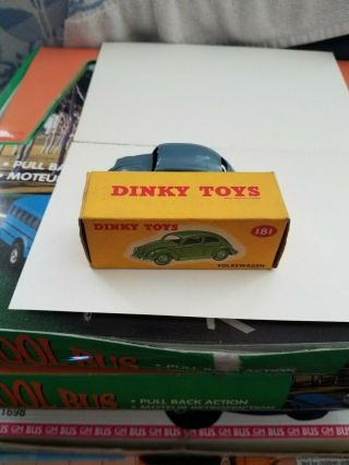 Vintage Dinky Toys 181 - Volkswagen Blue