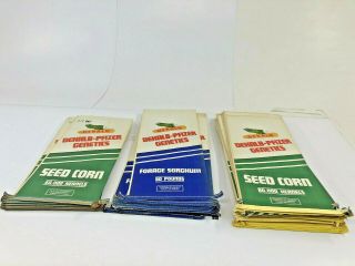 50,  Vintage Dekalb Paper Bags Advertising Seed Corn Feed Sack Agriculture Sign