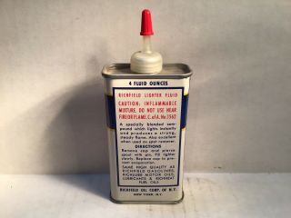 Vintage Richfield Lighter Oil Can NOS Lead Top Handy Oiler 4 Oz rare tin Sunoco 5