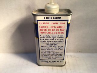 Vintage Richfield Lighter Oil Can NOS Lead Top Handy Oiler 4 Oz rare tin Sunoco 6