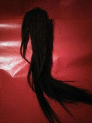 Small Carousel Horse Hair Tail (chocolate Brown 21 Inches)