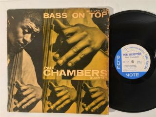 Paul Chambers Quartet Bass On Top Blue Note 1569 Mono Dg Rvg Ear No R Promo Lp