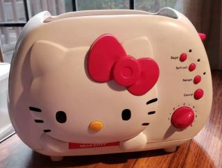 Hello Kitty Toaster Sanrio Kt5211 2 - Slice Wide Slot