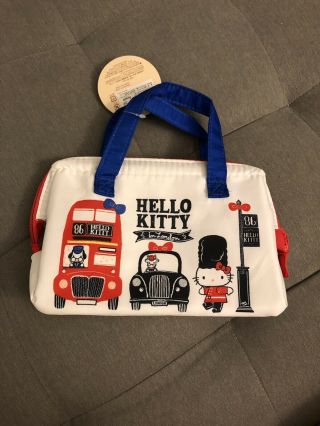 Hello Kitty Insulated Lunch Bag Picnic Bag Nwt Sanrio