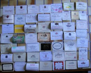 50 Wine Labels Valley Bourgogne French Pommard,  Macon,  Beaune,  Pouilly