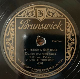 1928 Brunswick Jazz 78rpm Record Spanier,  Teschemacher,  Condon,  Us Ship