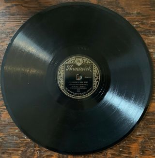 1928 Brunswick Jazz 78rpm record Spanier,  Teschemacher,  Condon,  US Ship 2