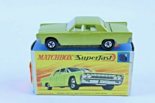 Matchbox Superfast 31 Lincoln Continental W/ Box