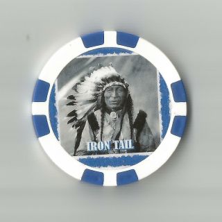Iron Tail Collector Chip Chief Oglala Lakota Chief