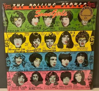 Rolling Stones - Some Girls,  Coloured Vinyl Lp,  Dutch Press,  5 Co62 - 61016