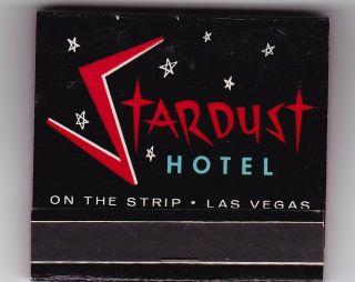 Seldom Seen Stardust Las Vegas Casino Matchbook,  Full Book Of Matches
