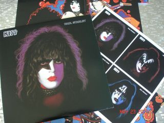 KISS Paul Stanley Solo Color 40th Anniversary LP 2018 Universal w/Color Poster 4