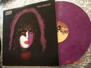 KISS Paul Stanley Solo Color 40th Anniversary LP 2018 Universal w/Color Poster 5