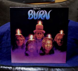 Deep Purple Very Rare Lp Burn 1974 Usa 1stpress No Cutouts Or Barcode