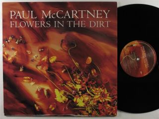Paul Mccartney Flowers In The Dirty Capitol Lp Vg,  W/insert