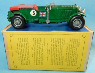 MATCHBOX 4.  5 LITRE BENTLEY Y5 - 2 MODELS OF YESTERYEAR MOY IN E BOX 3