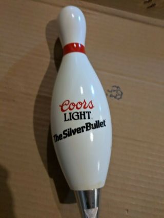 Coors Light Bowling Pin Beer Tap Handle Golden,  Colorado