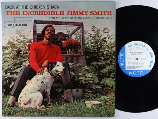 Jimmy Smith - Back At The Chicken Shack Lp - Blue Note Mono Rvg Ear Ny Usa Vg,