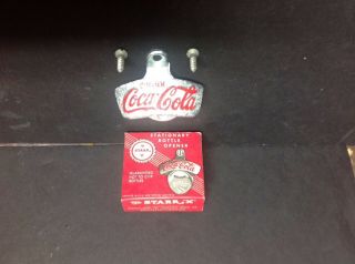Antique Brown Co Starr X Drink Coca Cola Bottle Opener Made In Usa