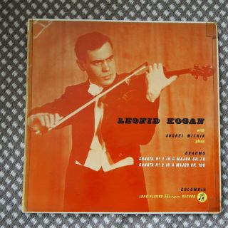 Decca 33cx 1381 Brahms: Violin Sonata No.  1 And No.  2 Leonid Kogan Ed1