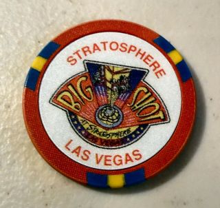 Casino Chip Stratosphere Las Vegas Nevada I Survived The Big Shot - Souvenier