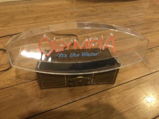 Vintage Olympia Beer Lighted Display Sign " It 