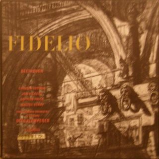 Ultra Rare French Stereo 3 Lps Box Klemperer Beethoven Fidelio Columbia Saxf