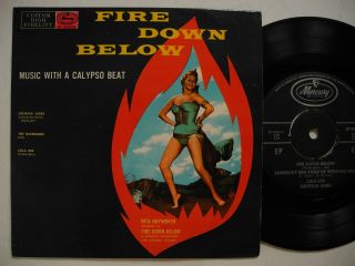 Lola Dee Fire Down Below/georgia Gibbs/ Diamonds/chuck Miller 7 " Ep 1958 Sweden