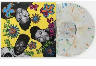 De La Soul 3 Feet High And Rising 2xlp Splatter Vinyl Deluxe Vmp Reissue