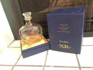 Crown Royal Xr Extra Rare Collectible Set (box,  Empty Bottle)