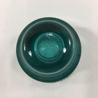 HEMI BLUE & GREEN Two Tone Hemingray - 42 old glass insulator CD 154 style 2