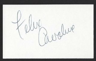 Felix Cavaliere Signed Autograph 3 " X 5 " Card Singer Songwriter The Young Rascals