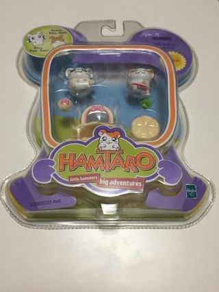 Hamtaro Little Hamsters Big Adventures Hasbro 2000 Bijou & Howdy