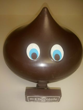Rare Vintage Mr Chocolate Hot Chocolate Dispenser Hershey Kiss Shaped -