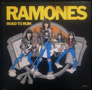 Ramones {road To Ruin} Srk 6063 Vinyl 1978 Record Album Lp